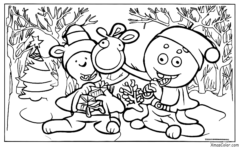 Noël / Rudolph le renne au nez rouge: Rudolph mange