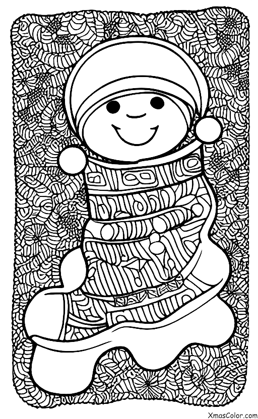 Noël / Sacha de Noël: Décorer une chaussette