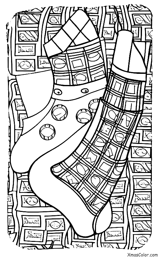 Noël / Sacha de Noël: Une chaussette remplie d'argent