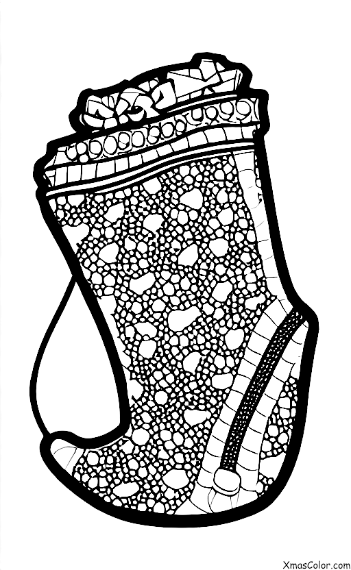 Noël / Sacha de Noël: Une petite chaussette remplie de quelques articles soigneusement choisis