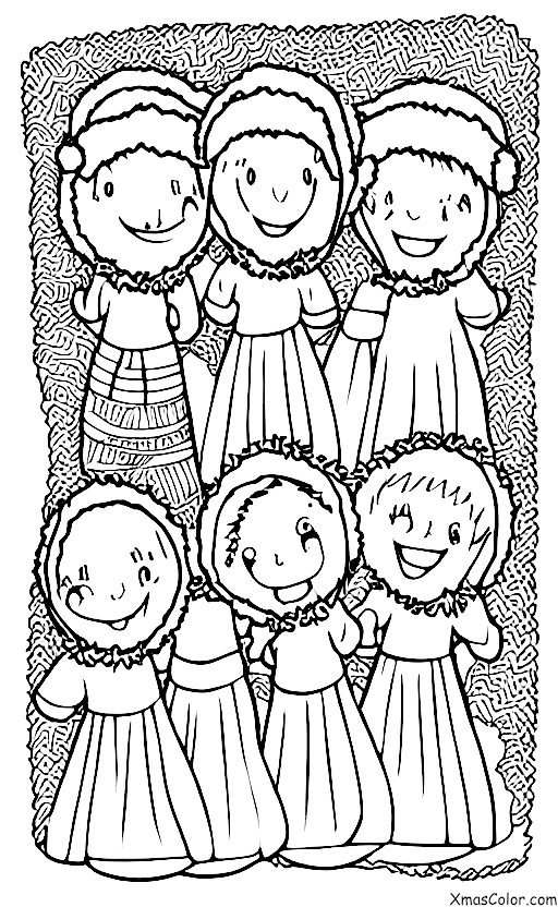 Noël / Saint-Lucie: Un groupe de personnes habillées de blanc avec une couronne de bougies sur la tête
