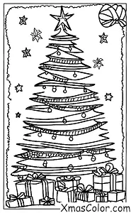 Noël / Sapins de Noël: Un sapin de Noël dans une maison accueillante