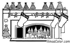Noël / Sapins de Noël: Une chaussette