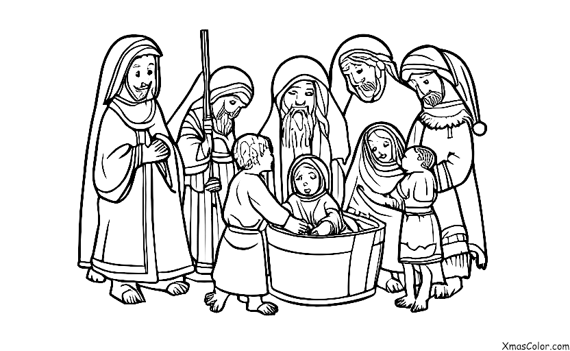 Noël / Silence éternel: La scène de la Nativité