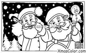 Noël / Silence éternel: Père Noël qui chante la Nuit silencieuse