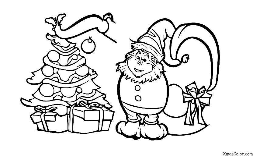 Noël / Sketches de Noël: Le Grinch volant Noël