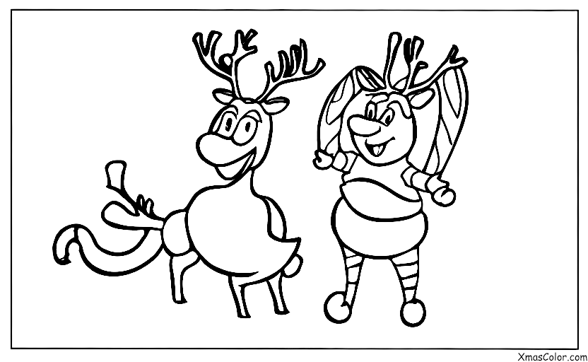 Noël / Sketches de Noël: Un sketch de Noël à propos de Rudolph
