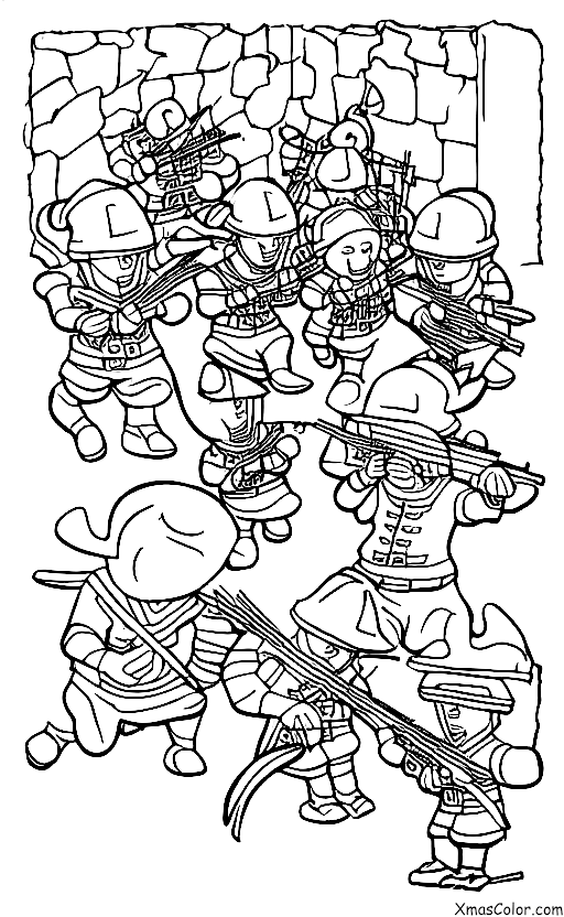 Noël / Soldats de plomb: Les soldats de plomb attaquent