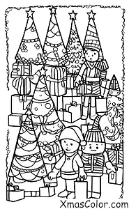 Noël / Soldats de plomb: Les soldats de plomb gardent le sapin de Noël