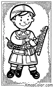 Noël / Soldats de plomb: Un soldat de plomb qui joue