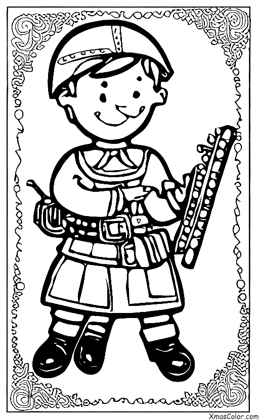 Noël / Soldats de plomb: Un soldat de plomb qui joue
