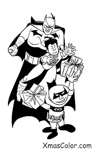 Noël / Superhéros de Noël: Batman empêche le Joker de gâcher Noël