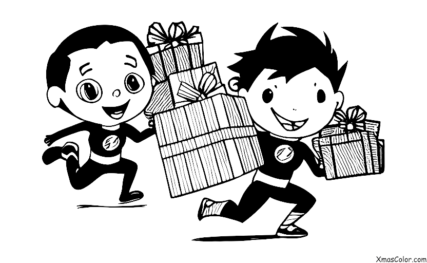 Noël / Superhéros de Noël: Le Flash en cours