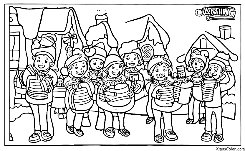 Noël / Traditions de Noël: Chanter des chants de Noël