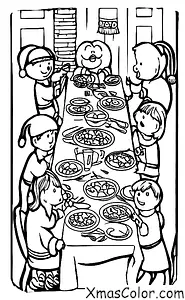 Noël / Traditions de Noël: Dîner de Noël