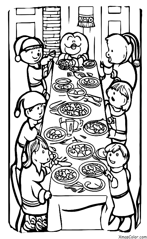 Noël / Traditions de Noël: Dîner de Noël