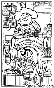 Noël / Traditions de Noël: Ouverture des cadeaux le matin de Noël