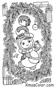 Noël / Yule: La couronne de Noël