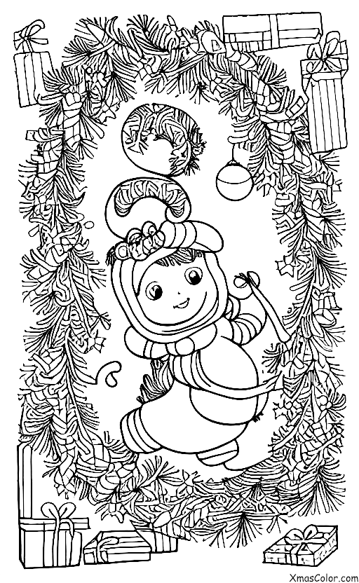 Noël / Yule: La couronne de Noël